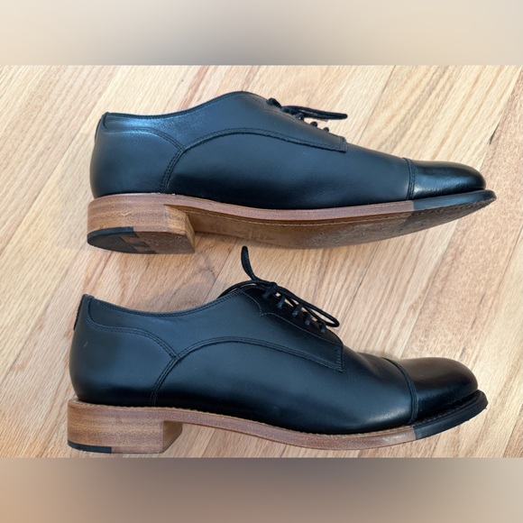 The Office of Angela Scott black Oxford Mr Franklin leather discontinued 38.5 👀 - Picture 11 of 16